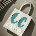 thumbnail image 2 of Stylish Distressed Teal Tote Bag - Country Countee Design Reusable Canvas Shopping Bag for Travel & Parties, 2 of 6