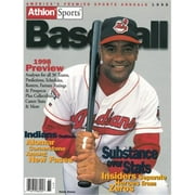 Angle View: CTBL-013279 Sandy Alomar Unsigned Cleveland Indians Sports 1998 MLB Baseball Preview Magazine