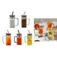 thumbnail image 2 of Colorful Handle Glass Cup Creative Cocktail Glasses Cup Heat-resistants Milk Drinking Cup Large Capacity Coffee Cup, 2 of 20