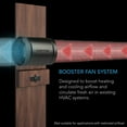 thumbnail image 2 of AC Infinity RAXIAL S6, Inline Booster Duct Fan 6” with Speed Controller - Low Noise Inline HVAC Blower Can Fan for Basements, Bathrooms, Kitchens, Workshops, 2 of 4