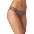 thumbnail image 2 of b.temptd by Wacoal Womens b.bare Thong Panty, Peppercorn, X-Large, 2 of 2