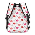 thumbnail image 4 of Balery Red Lips 1 Mochila Escolar Impresa, Mochila Ligera para Viajes Casual, Mochila Duradera y Cómoda Multifuncional, Mochila para Laptop-One Size, 4 of 5