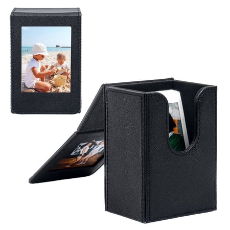 Caiyoule Picture Holder Case for Fuji Instax Mini SE/12/11/7/7+/Evo Camera 2.15x3.4 Inch Film-Black