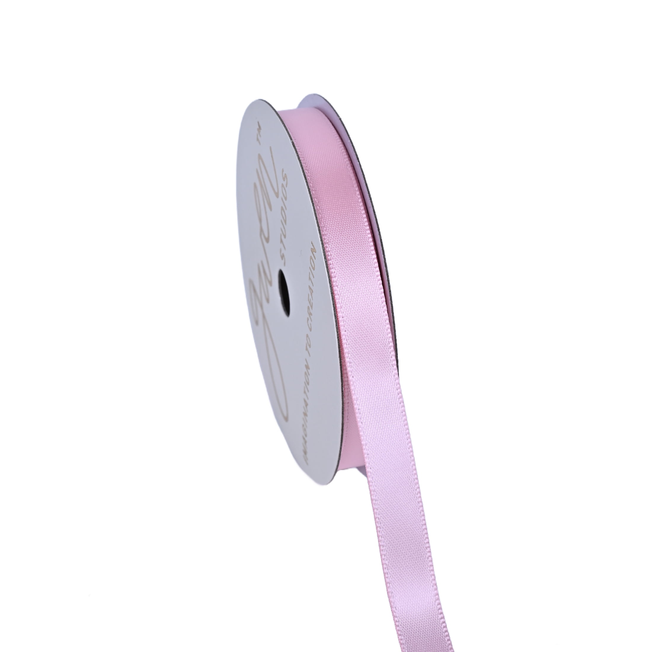 Gwen Studios Light Pink 3/8" Satin Ribbon, 6 Yards