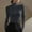 Gray, variant on AXXD Basic Fashion Tops for Women Trendy Summer 2024 Turtle Necks Winter Bottomed Double-sided Long Sleeve Clothes Tops