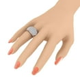 thumbnail image 4 of 2 Carat Diamond Wedding Band Ring in 14K Rose Gold (Ring Size 4), 4 of 5