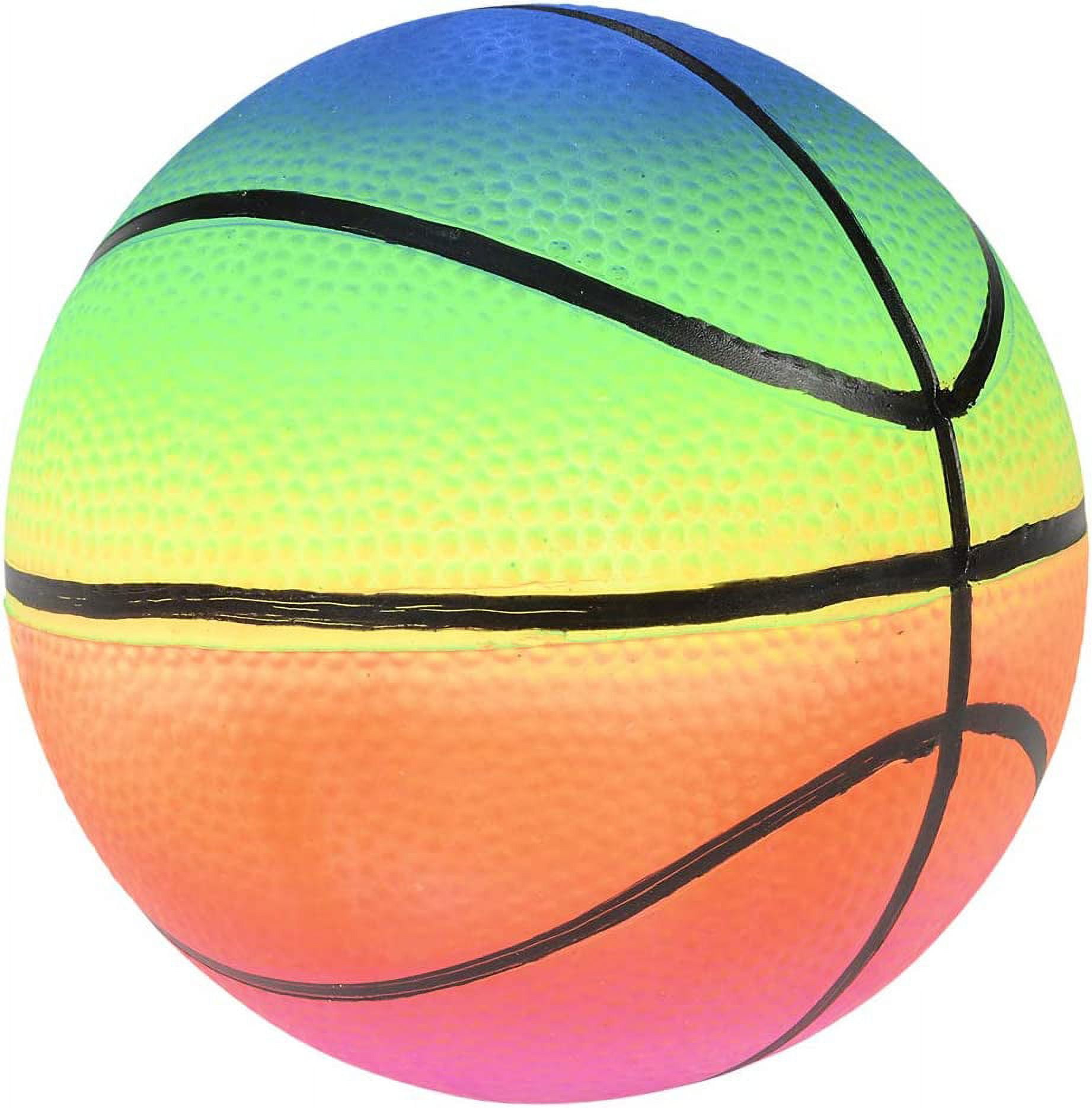 Sports Balls For Kids & Toddlers - (Pack of 4) 5-inch Sports Balls Set Includes Basketball, Small Soccer Ball, and Playground Balls, Fun Indoors & Outdoor Toys (hand Pump Included)