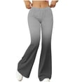 thumbnail image 2 of Hilenly Flare Leggings for Women Bootcut Workout Yoga Pants High Waisted Bell Bottom Pants, 2 of 8