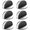 thumbnail image 1 of Butée de Porte en Acier Inoxydable, Butée de Porte, Acier Inoxydable, Butée de Porte, Sol Auto-Adhésif, Butée de Porte, Sol Acier Inoxydable, Lourd 6 Pcs, Butée de Porte pour Portes en Verre, Argent, 1 of 7