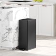 thumbnail image 2 of HOMCOM 5.3gal Garbage Bin, Kitchen Trash Can with Soft-close Lid, Black, 2 of 10