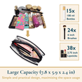 thumbnail image 4 of ComfiTime Clear Makeup Bag – 4Pack TSA Approved Travel Toiletry Cosmetic Bag, Portable & Waterproof Makeup Organizer, Small Transparent Makeup Pouch for Men/Women, 4 of 13