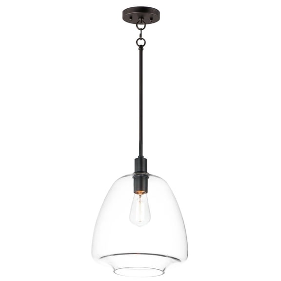 11116CLBK Maxim Lighting Babylon - 14.25 Inch 1 Light Pendant-Black Finish    -Traditional Installation