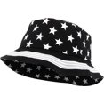 thumbnail image 2 of American Flag USA Bucket Hat Fashion Print Summer Cap, 2 of 6