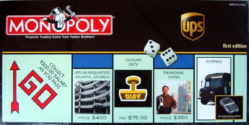 UPS Monopoly 1st Edition Board Game What Can Brown Do for You for sale online