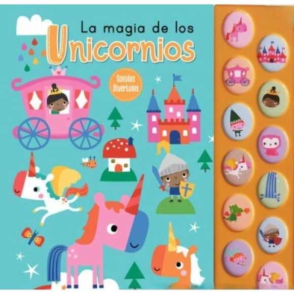 Libro Sonidos Divertidos: La Magia De Los Unicornios Tapa Dura, Autor Pluton Kids, Editorial Pluton Kids