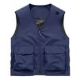 thumbnail image 4 of Paiwinds Women's Utility Vest with Pockets - Sleeveless V-Neck Zipper Outdoor Work Vest for Travel Photography Hiking - Black, 4 of 7
