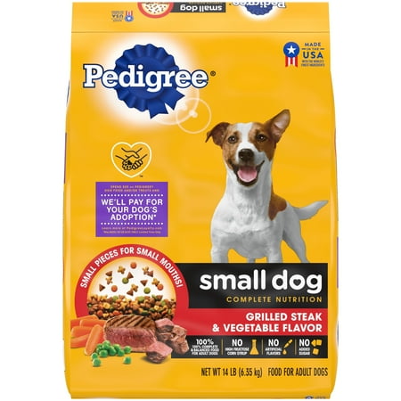 UPC 023100143675 product image for PEDIGREE Complete Nutrition Grilled Steak and Vegetable Dry Dog Food for Small A | upcitemdb.com