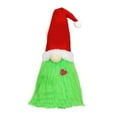 thumbnail image 5 of Green Gnome Christmas Tree Topper Plush Xmas Elf Tree Topper Decoration for Christmas Tree Holiday Home Decor, 5 of 7
