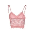 thumbnail image 3 of Langwyqu Summer Lace Stitching Women V-Neck Tank Tops Camisole Crochet Spaghetti Strap Cami, 3 of 5