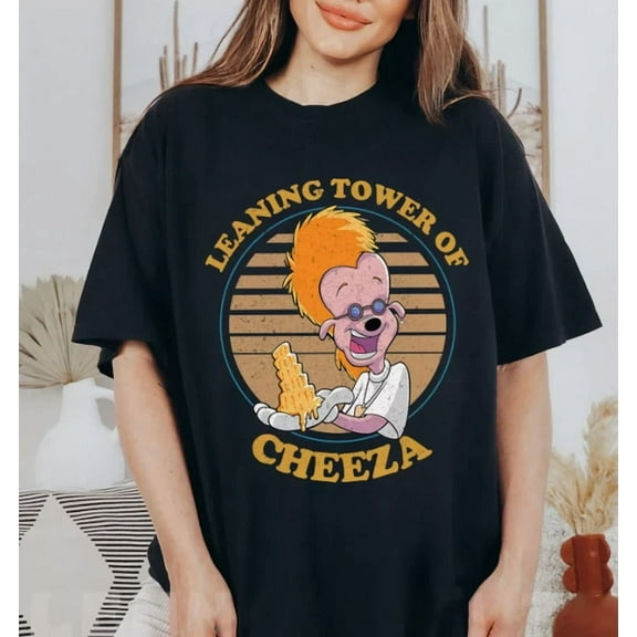 Disney A Goofy Movie The Leaning Tower Of Cheeza Tee Unisex Shirt S - 5XL