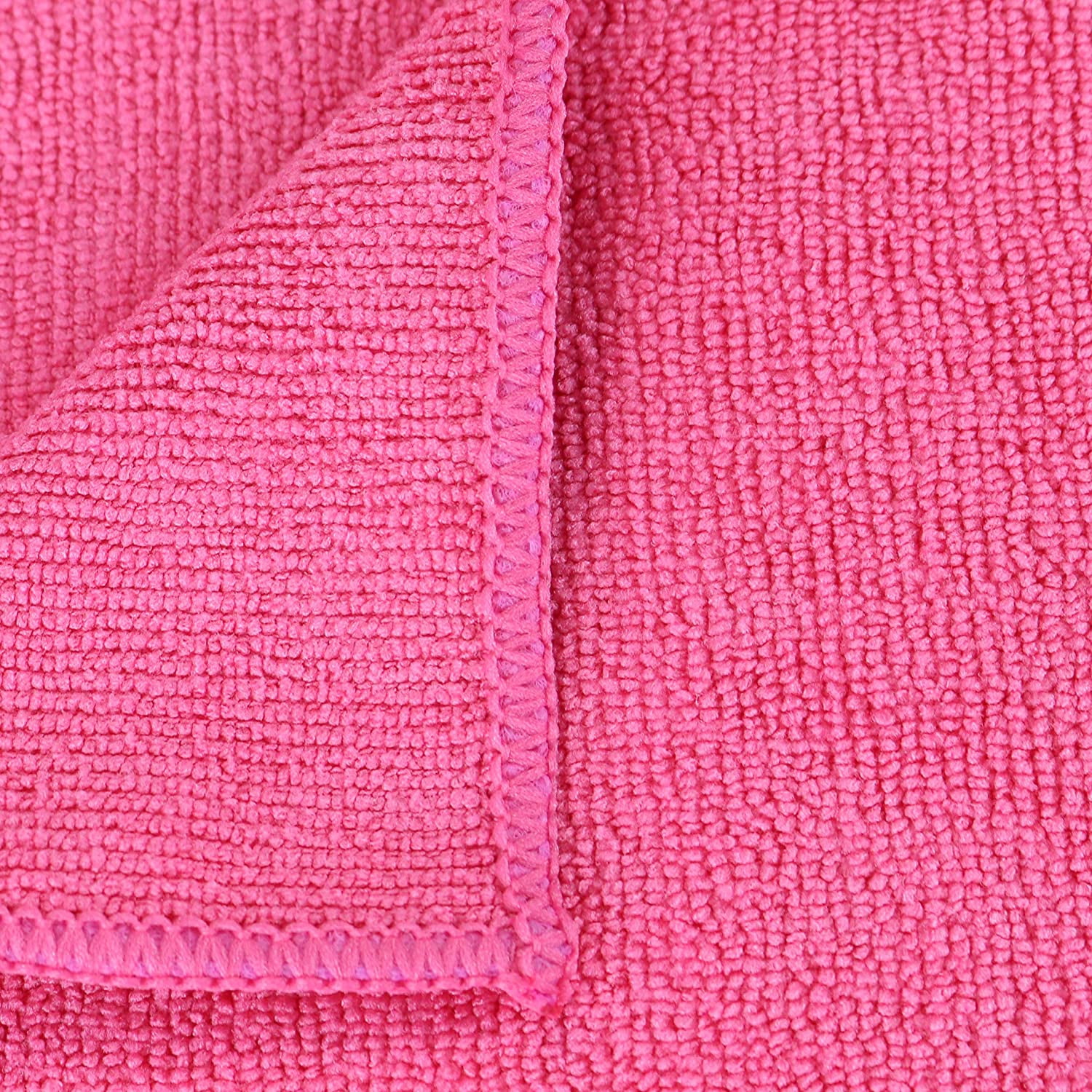 Arkwright Microfiber Gym Towels - Soft Quick Dry Hand Towel - 16 x 27 in. - (12 Pack) Hot Pink