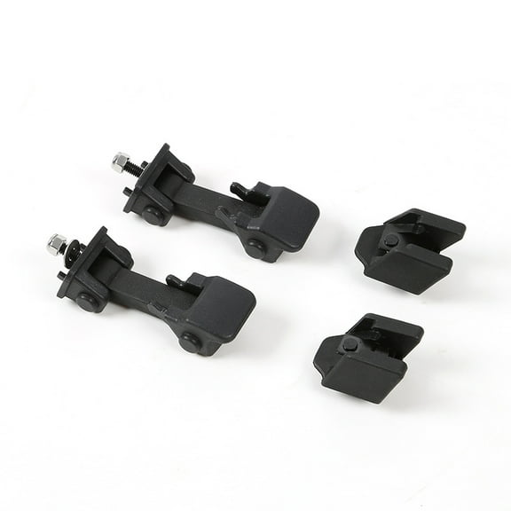 Black-Car Engine Hood Latch, Latch Catch, Lock Cover for Jeep Wrangler TJ 1997-2006, ABS, Car Exterior Accessories, IAN, 1 Pair