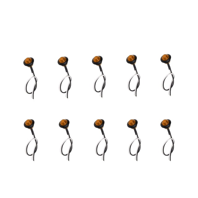 Light 10pcs Side Marker Light 3LED IP68 Waterproof Round Clearance Indicator Taillight Universal for Truck Car RV