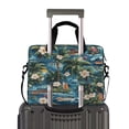 thumbnail image 2 of 16" Laptop Briefcase, Detachable Anti-Slip Shoulder Strap, Multi-Compartment Work Travel Bag Beautiful Hawaiian, 2 of 8