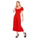 thumbnail image 2 of Palazzo Manga Globo Corta Mujer Rojo Elegante Casual rojo CH INCÃGNITA 330829, 2 of 5