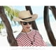 thumbnail image 3 of Sombrero de Vaquero Unisex Zulema Visor de Viaje de Verano Beige, 3 of 7