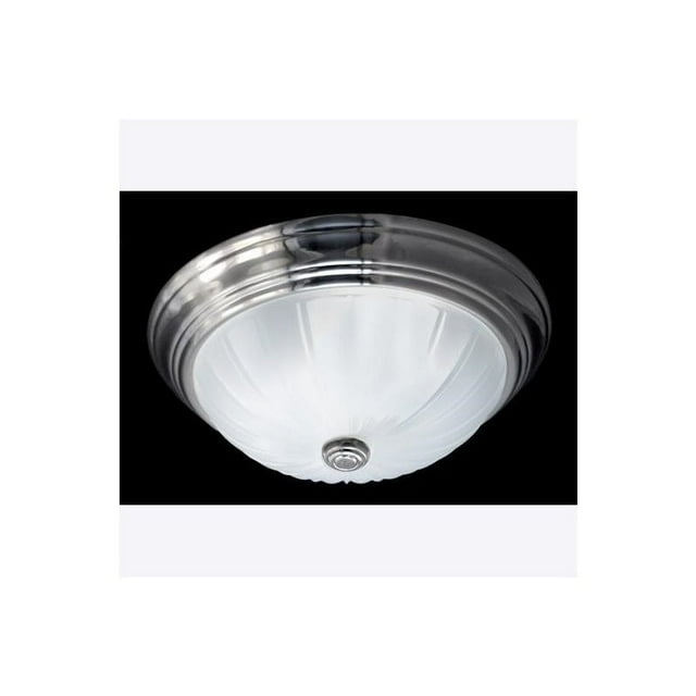 Quoizel Melon Small Flush Mount in Empire Silver