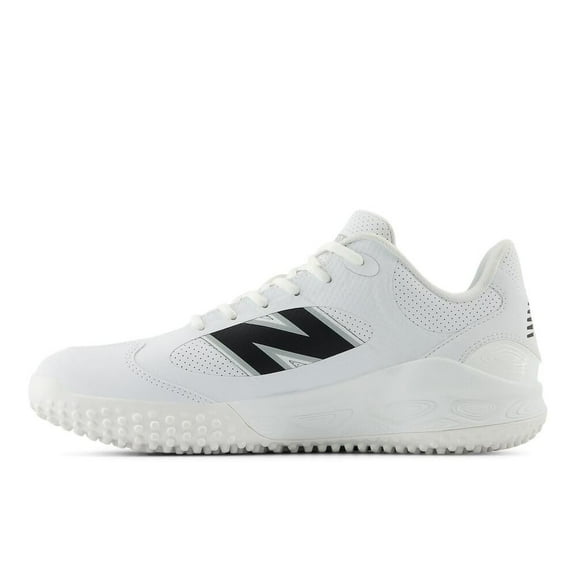 New Balance Men's 3000V7 Synthetic Turf Baseball Shoes White/Black 13