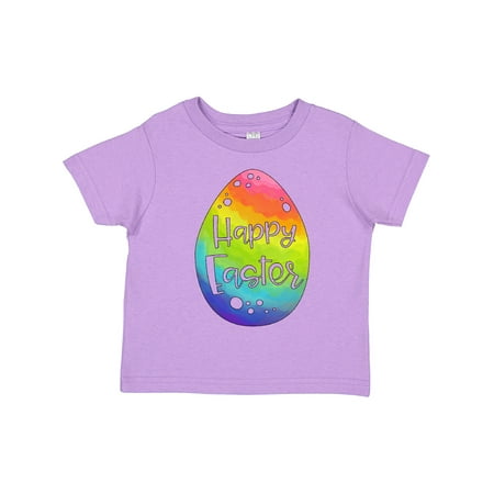 

Inktastic Happy Easter Rainbow Easter Egg Gift Toddler Boy or Toddler Girl T-Shirt