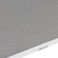 thumbnail image 4 of Dex 63 Inch Outdoor Dining Table, Rectangular, Teak Accents, Stone, White, 4 of 5