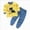 D217-Yellow, variant on 6-12 Months Newborn Toddler Boy Girl Football Outfit Sweatshirt Sweatpants Infant Clothes 6-12 Months 12-24 Months 2T 3T 4T 5T 6T 7T 8T 9T Children Gift Setfor Boy