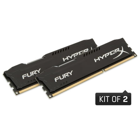 HyperX FURY Memory Black 8GB 1600MHz DDR3 CL10 DIMM (Kit of 2)