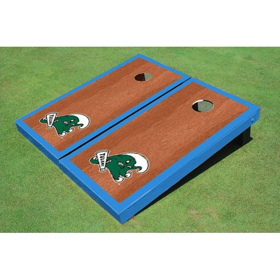 Tulane University Unci Rosewood Matching Border Cornhole Boards