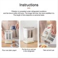 thumbnail image 3 of 1100ml Yogurt Filter and Strainer Fine Mesh Transparent Box, 3 of 5