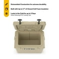 thumbnail image 2 of RTIC 20 QT Ultra-Tough Rotomolded Hard-Sided Ice Chest Cooler, Fits 30 Cans, Tan, 2 of 8