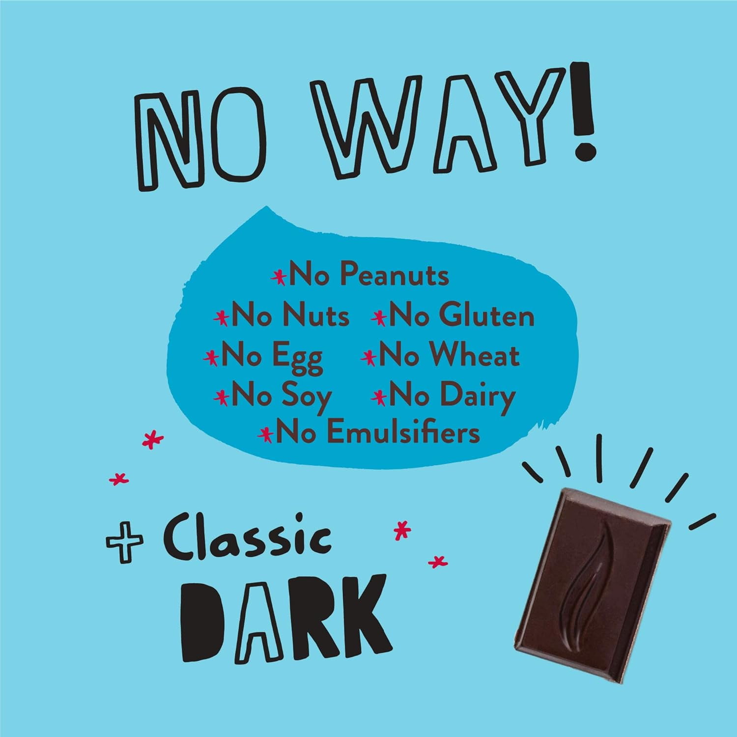 Organic Dark Chocolate Bars, 70% Cacao, UTZ, Gluten , Non GMO, 2.82 Oz, Pack Of 10