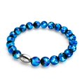 thumbnail image 1 of Blue Astra | .925 Sterling Silver | Solar Glass Bracelet, 1 of 9