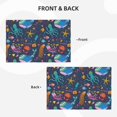 thumbnail image 4 of Placemats Set of 4 / 6, Marine Inhabitants Placemats for Dining Table Indoor/Outdoors Heat Resistant Washable Placemats 18" x 12", 4 of 8