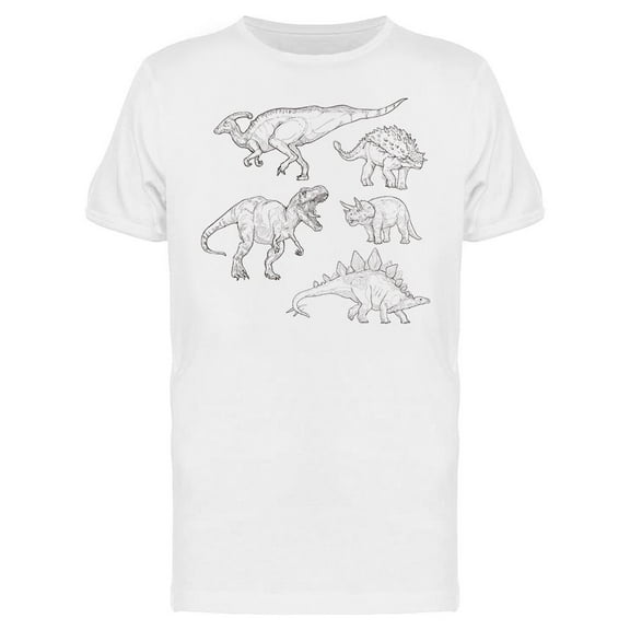 Dinosaurs T-Shirt Men -Image by Shutterstock, Male XX-Large