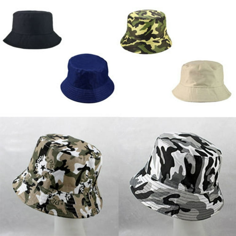 Realyc Fashion Bucket Hat Fisherman Cap Men\'s Women\'s Summer Outdoor Visor  Sun Hat