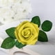thumbnail image 5 of Rosas de espuma artificial de 25 piezas | Flores realistas de aspecto sedoso con tallos: rojo, rosa, azul, blanco, amarillo | Ramo nupcial DIY, centro de mesa de boda, decoración para fiestas, 5 of 6