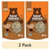 (2 pack) Bear Naked Granola Cereal, Breakfast Snacks, Whole Grain Granola, Mega Pack, Cacao and Cashew Butter Crunch, 15oz Bag (1 Bag)