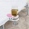 thumbnail image 2 of Mainstays Drink Clip, Pink Stripe Design, 2 of 5