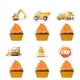 thumbnail image 2 of Suministros para fiestas de cumpleaños con temática de vehículos de ingeniería de construcción, vajilla desechable, plato de papel, vaso de papel, mantel, excavadora, globo, 2 of 5