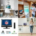 thumbnail image 3 of Small Flat Screen TV - Perfect Kitchen TV - 13.3 inch LED TV - Watch HDTV Anywhere - for Kitchen tv, RV tv, Office tv & More- Free HD Local Channels - Small HD TV - USB, HDMI, RCA, RF & More, 3 of 5
