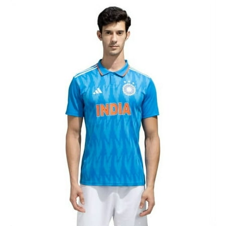 adidas Official India Cricket ODI Fan Jersey - Large